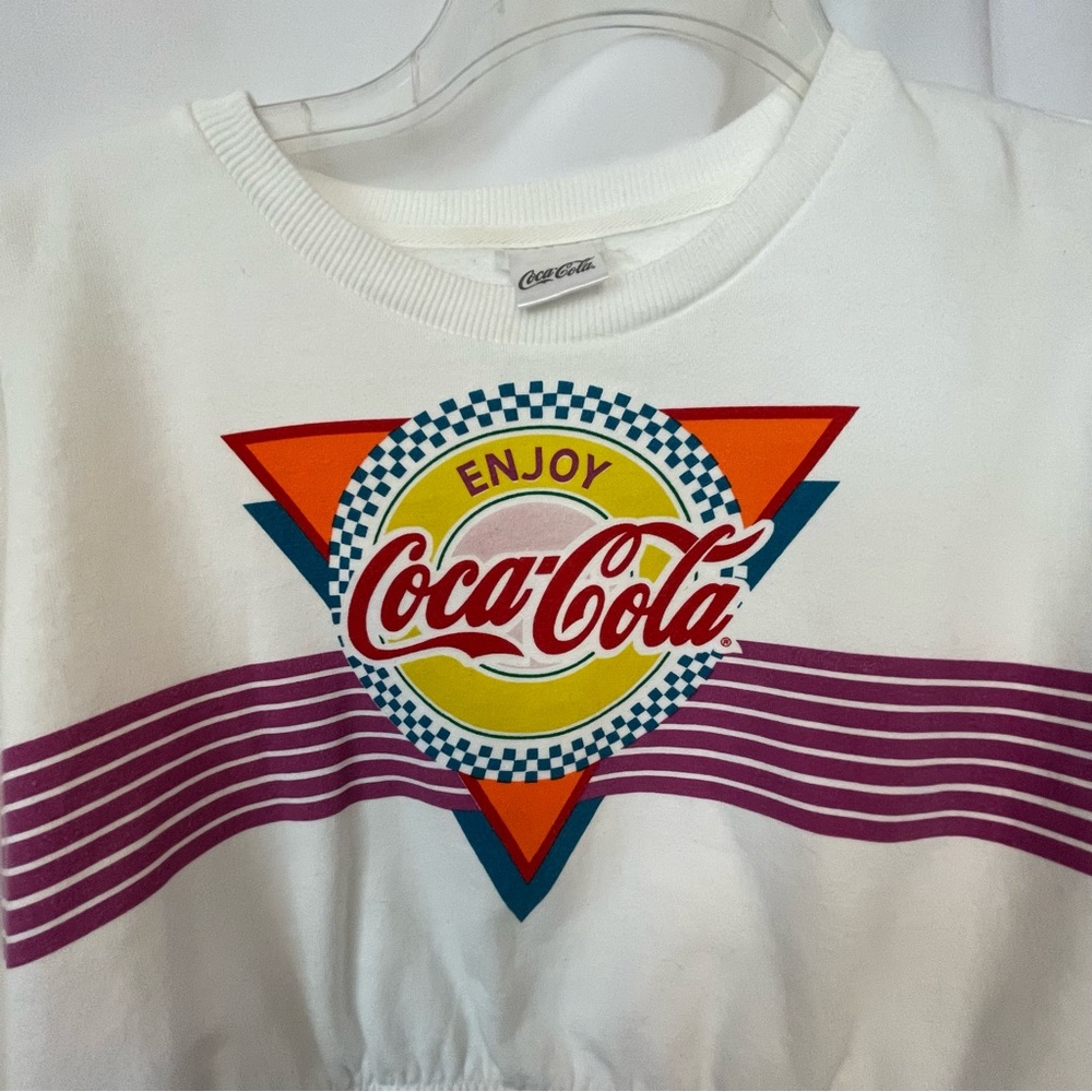 Coca-Cola White Crewneck Top - Picture 4 of 6
